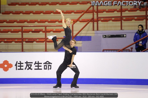 2013-03-03 Milano - World Junior Figure Skating Championships 0842 Mackenzie Bent-Garrett Mackeen CAN